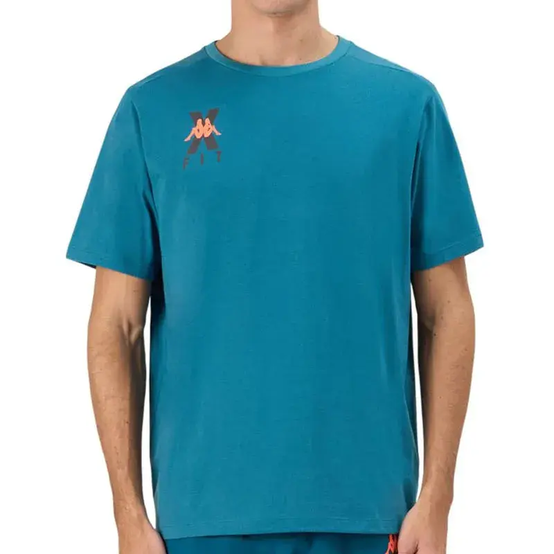 Kappa Muška majica Kombat WKT Ecairo, Tirkizna