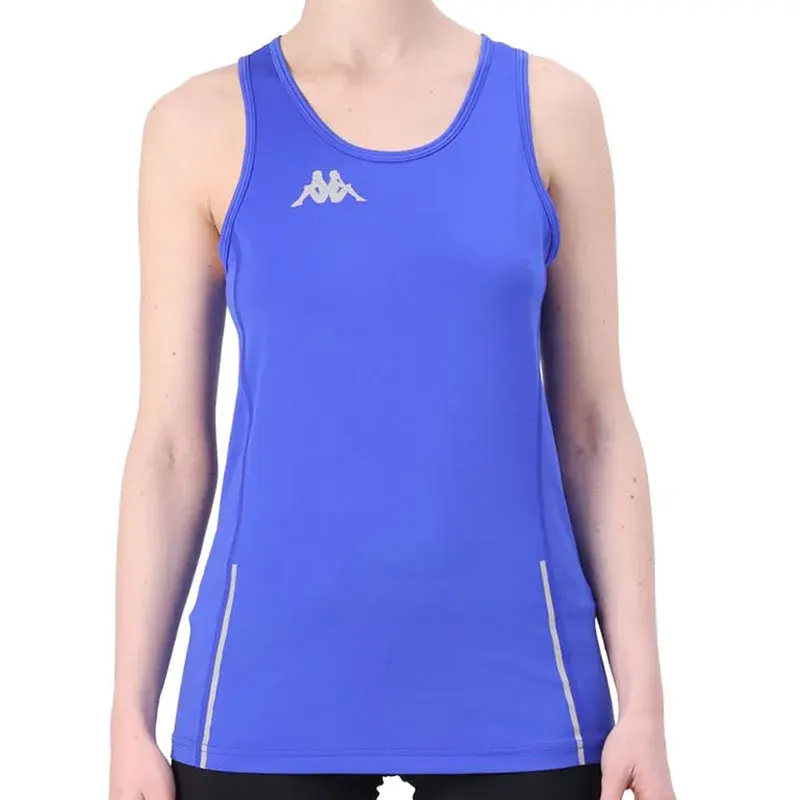 Kappa Ženska majica bez rukava Kombat Run Fines, Plava