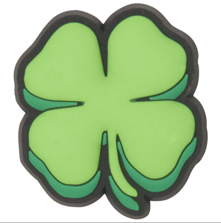 CROCS Ukras za Crocs papuče Clover zeleni