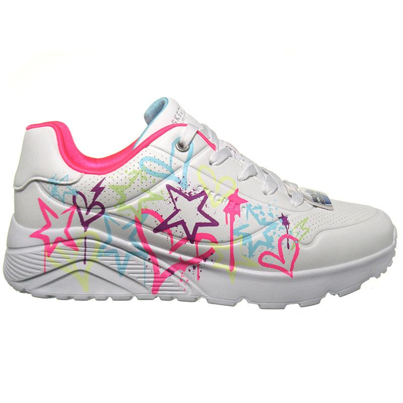 SKECHERS Patike za devojčice Uno lite, Belo-roze