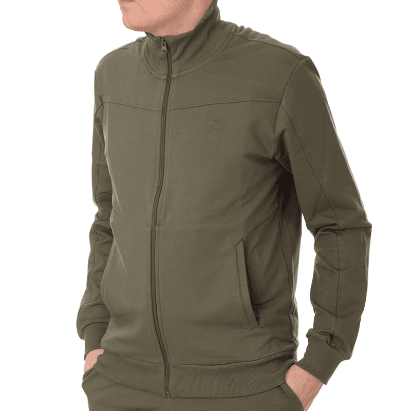 Eeastbound Muški duks na rajsferšlus Active, Maslinasti