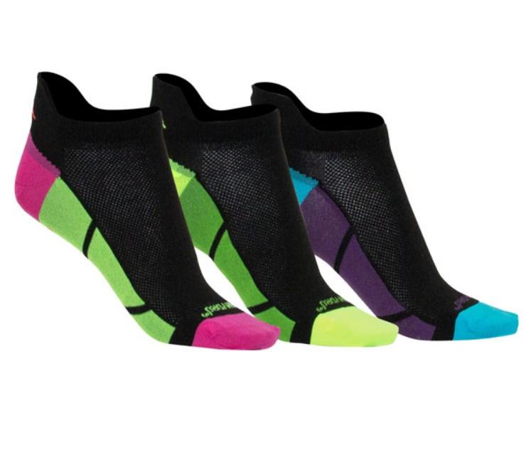 GSA Ženske čarape 676 Low Cut Ultralight 3/1 crne