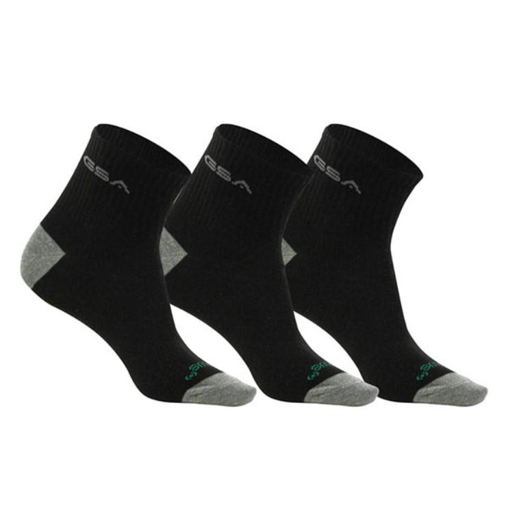 GSA Muške čarape OrganicPlus[+] 500 Ultralight Quarter S 3/1 crne