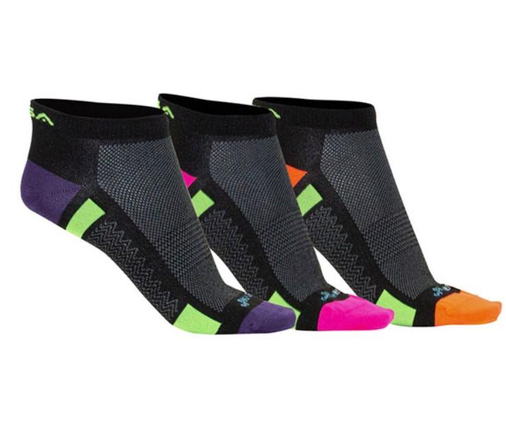 GSA Ženske čarape 620 Low Cut Ultralight 3/1 crne