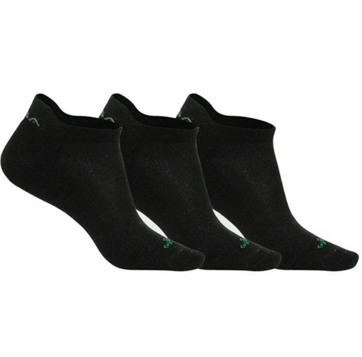 GSA Muške čarape OrganicPlus[+] 180 Extra Cushioned Low 3/1 crne