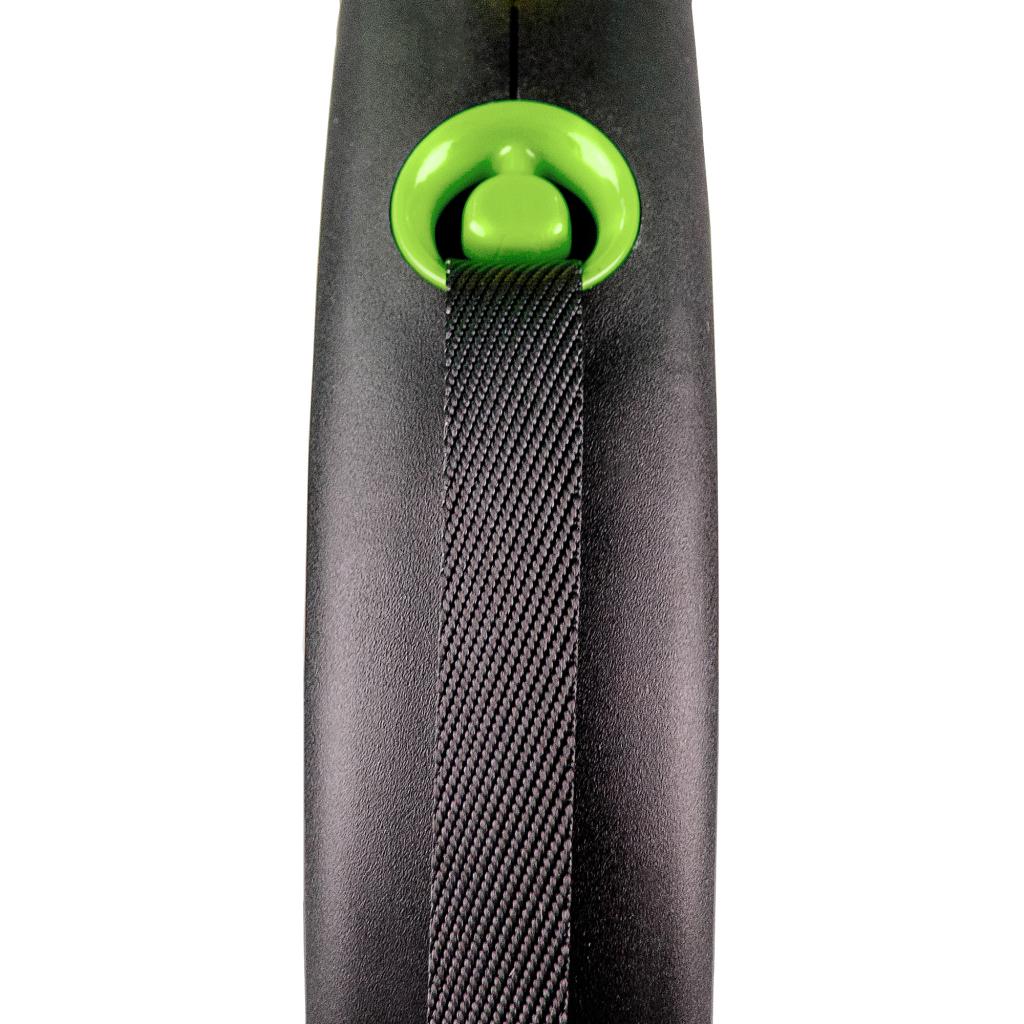 Selected image for FLEXI Povodac za pse Black Design Tape L 5m zeleni