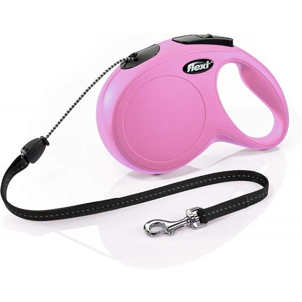 Selected image for FLEXI Povodac za pse New Classic Cord S 5m roze