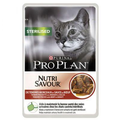 PRO PLAN Vlažna hrana za mačke Sterilised govedina 85g