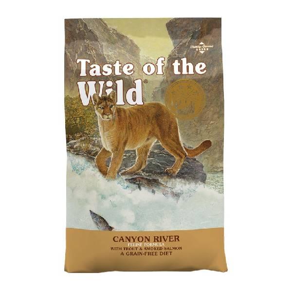 Selected image for TASTE OF THE WILD Suva hrana za mačke Canyon River Feline pastrmka i dimljeni losos 2kg
