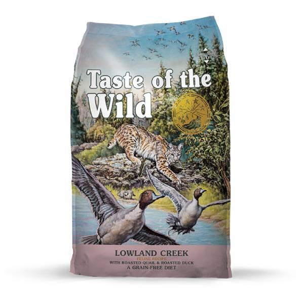 Selected image for TASTE OF THE WILD Suva hrana za mačke Lowland Creek prepelica i divlja patka 2kg