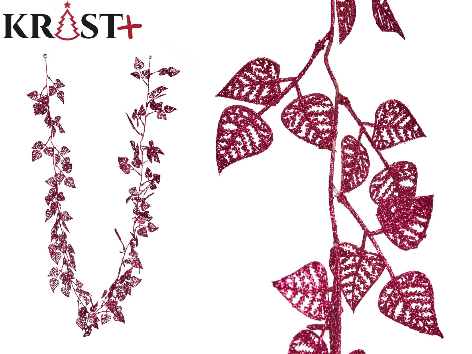 KRIST+ Ukrasno lišće 60cm roze