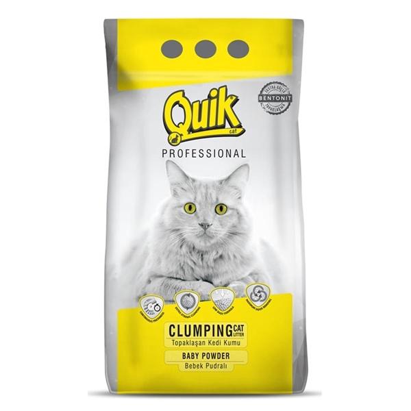 Quik Bentonit Posip za mačke, Bebi prah, 0.6 - 2.25 mm, 20 l