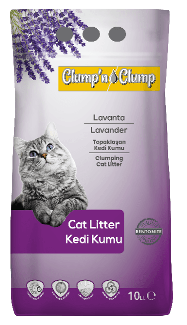 Clump 'n Clump Posip za mačke, Lavanda, 10 l