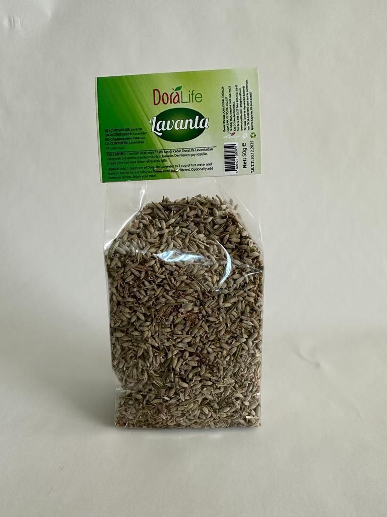 DORALIFE Aromatizovana mešavina biljnog čaja sa aromom lavande 50g