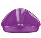 Ugaoni toalet za glodare, Otvoren, 16 x 7 x 12 cm Ljubičasti