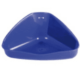 Ugaoni toalet za glodare, Otvoren, 16 x 7 x 12 cm Plavi