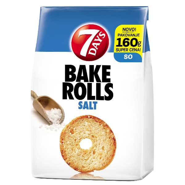 7DAYS Bake Rolls Salt 150g