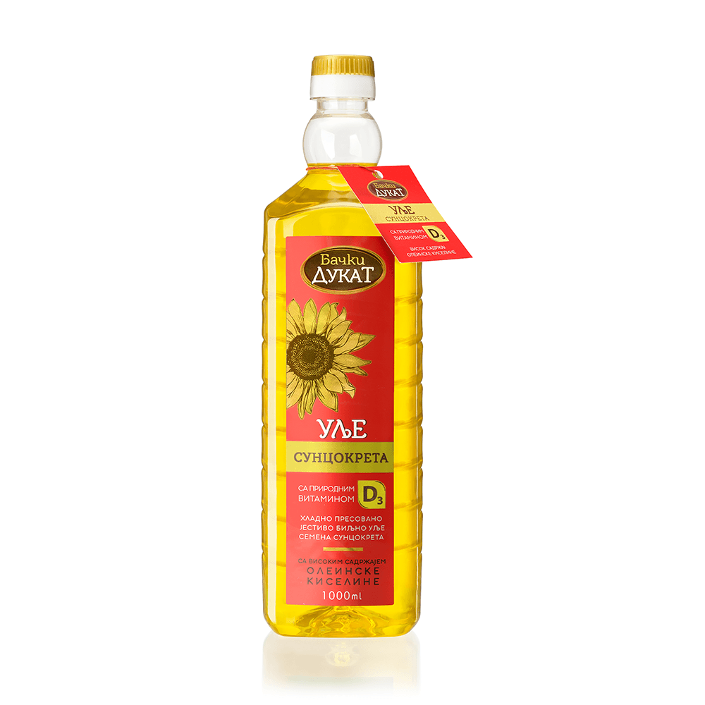 Selected image for BAČKI DUKAT Ulje suncokreta + vitamin D3 1l