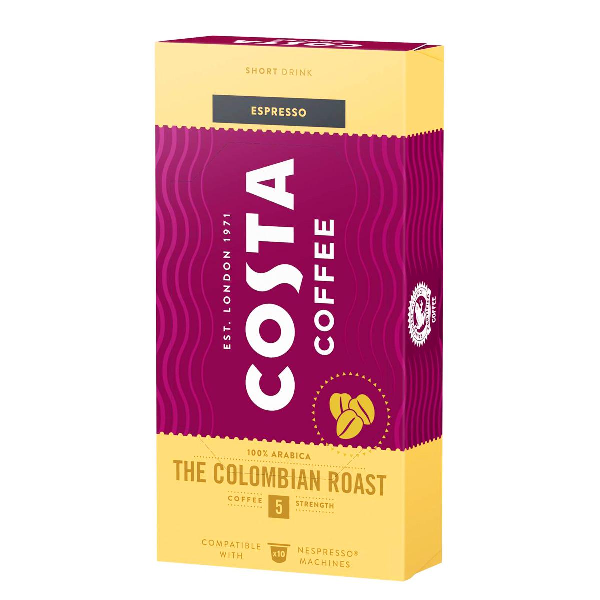 COSTA COFFEE Nespresso kapsule The Colombian Roast 10/1