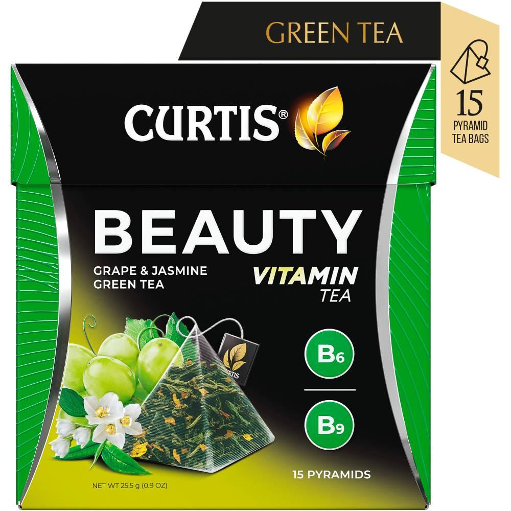 Selected image for CURTIS  Zeleni čaj sa laticama jasmina i komadićima grožđa Beauty Tea 15/1