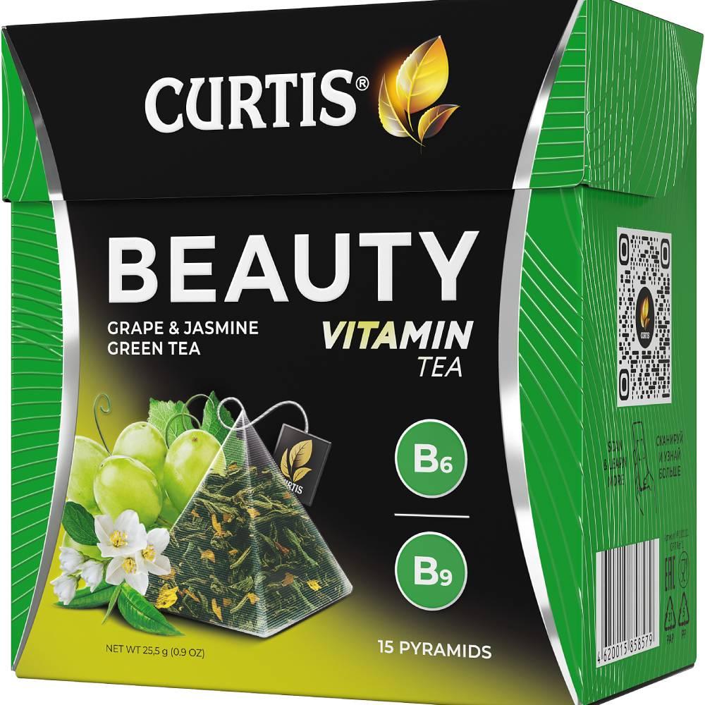 Selected image for CURTIS  Zeleni čaj sa laticama jasmina i komadićima grožđa Beauty Tea 15/1