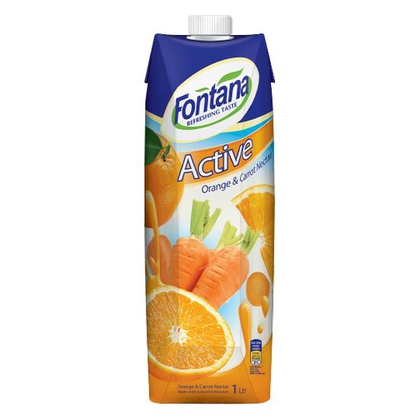 FONTANA Voćni nektar od pomorandže i šargarepe 1l