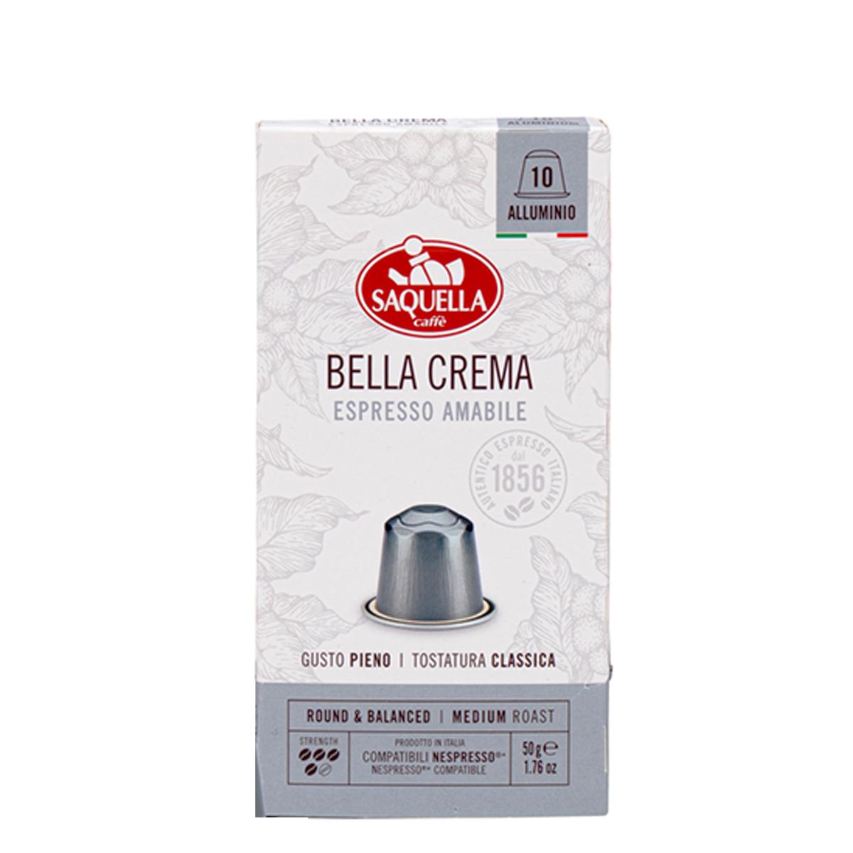 Selected image for SAQUELLA Kapsule Bella Crema 10/1 Nespresso