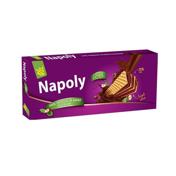 SO TASTY Napolitanke Lešnik neprelivene Napoly 180g