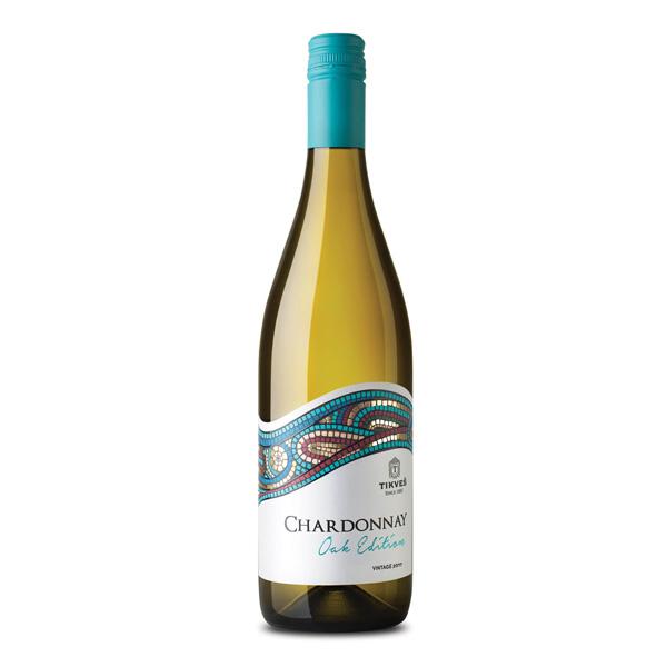 Selected image for TIKVEŠ Chardonnay Oak Edition belo vino 0,75 l