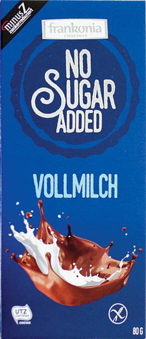 FRANKONIA Mlečna čokolada bez šećera, 80g