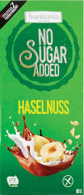 FRANKONIA Čokolada sa lešnicima bez šećera, 80g