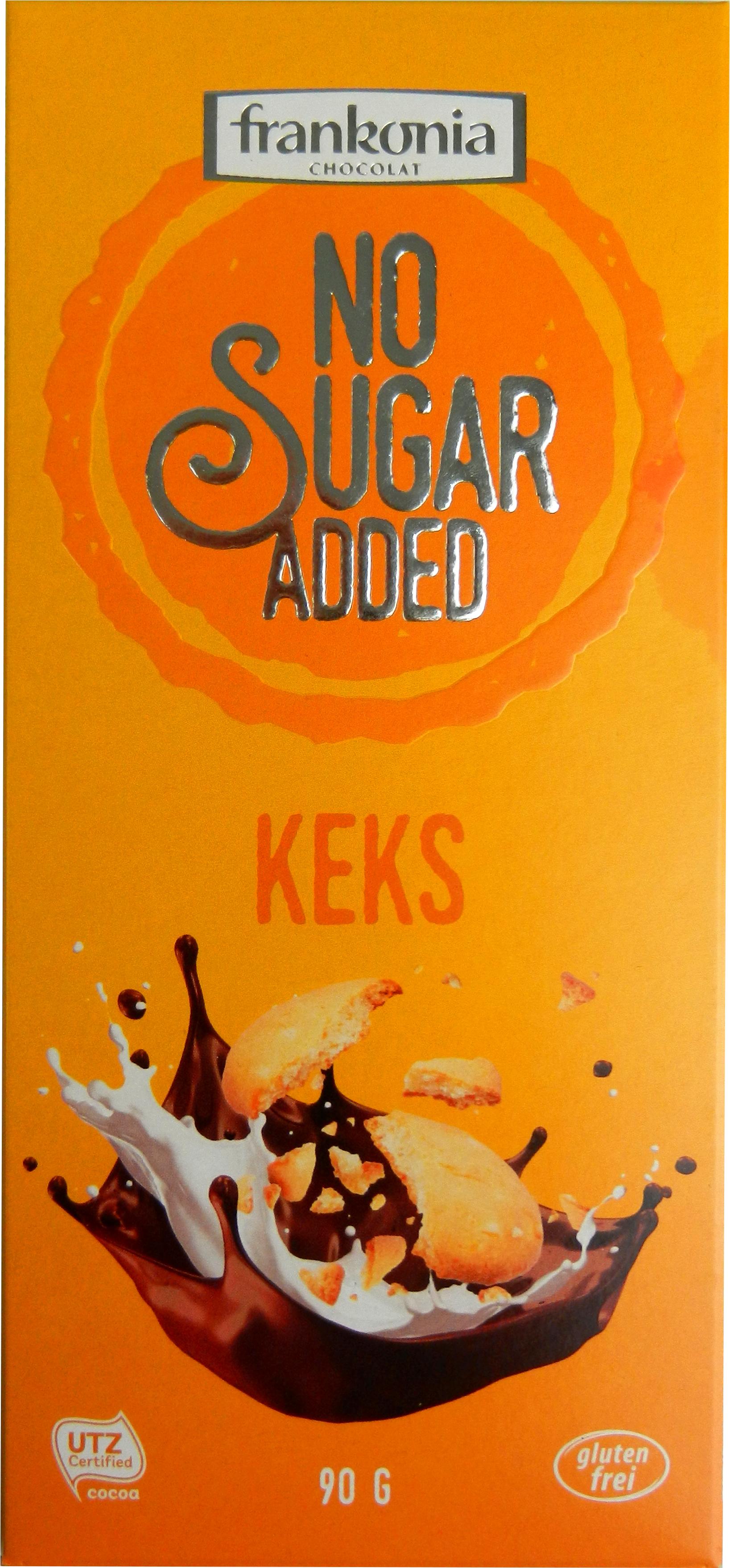 FRANKONIA Čokolada sa keksom, Bez glutena i šećera, 90g