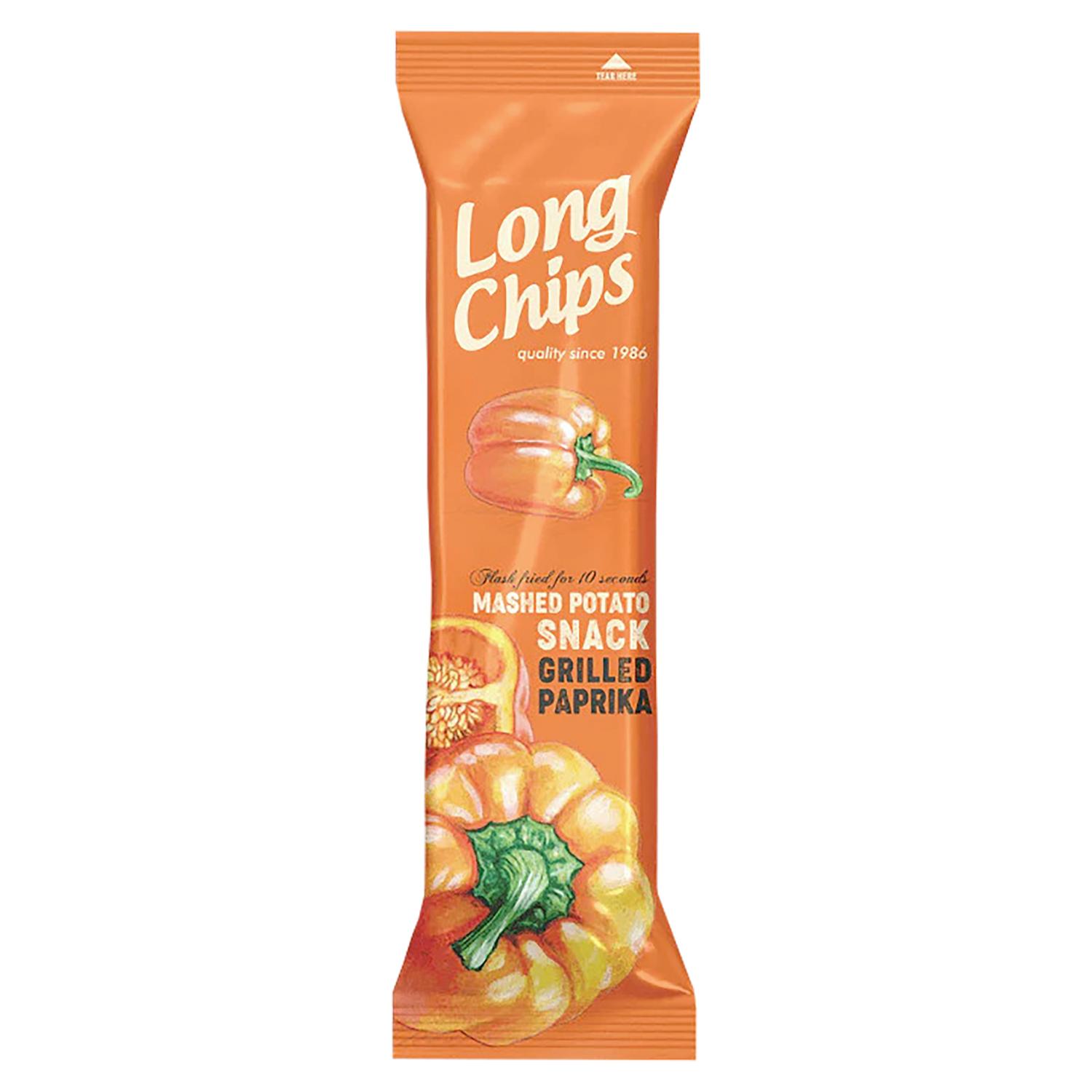 LONG CHIPS Čips grilovana paprika, 75g