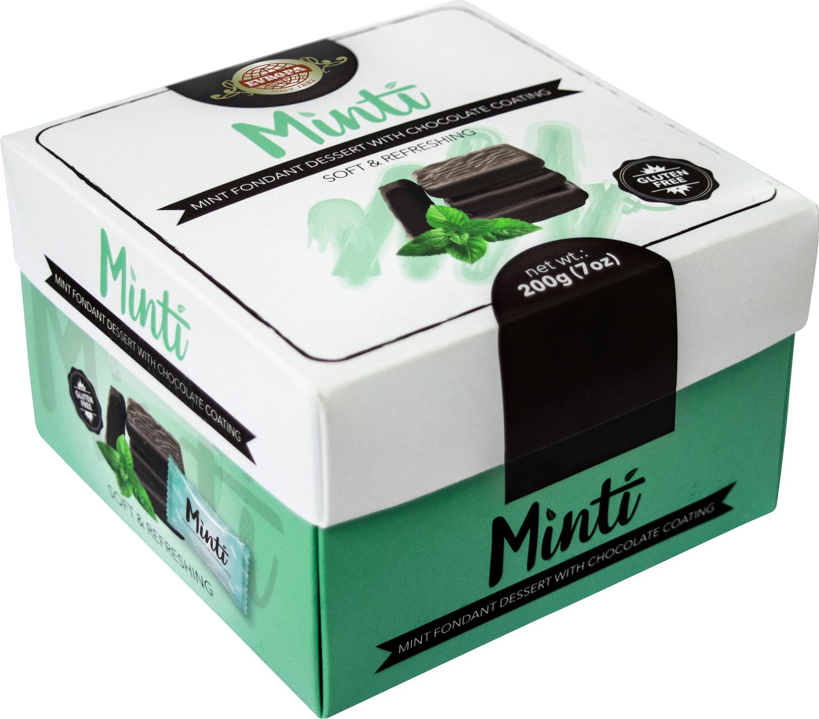EVROPA Čokoladni desert Minti, 200g