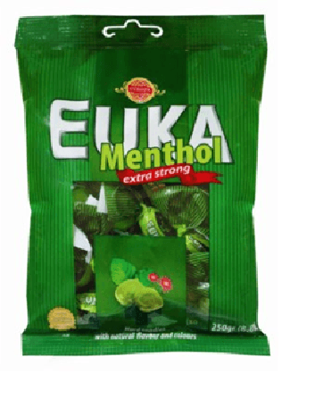 EVROPA Bombone Euka mentol, 250g