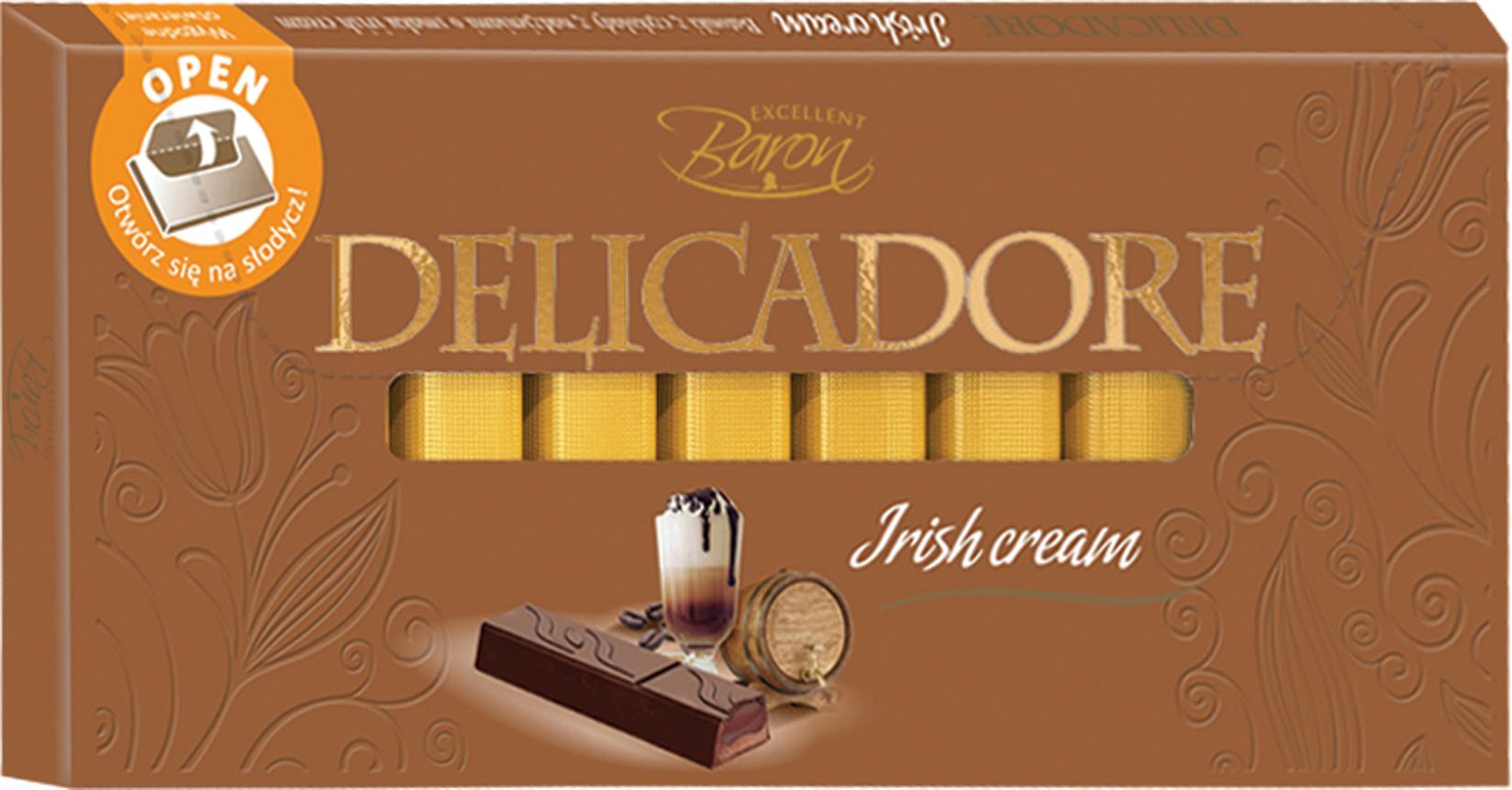 BARON DELICADORE Čokolada Irish Cream u štanglicama, 200g