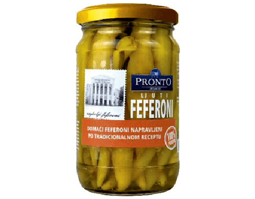 PRONTO Feferoni ljuti, 720ml