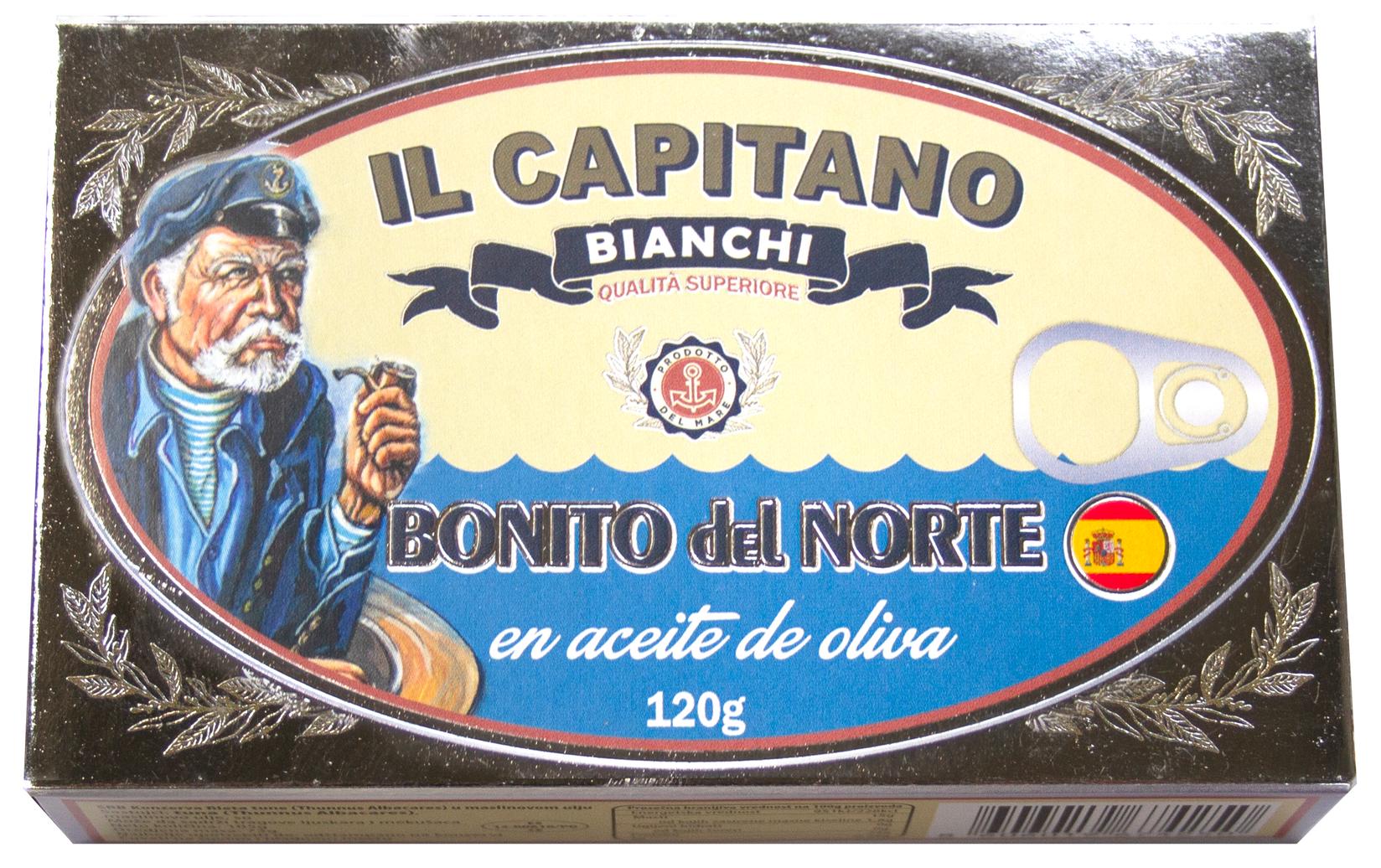IL CAPITANO Tuna u maslinovom ulju Bonito del Norte, 120g