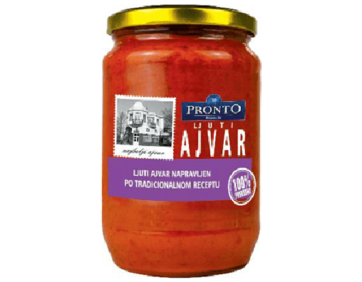 PRONTO Ajvar ljuti, 720ml