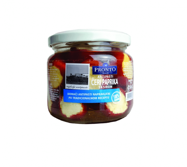 PRONTO Čeri paprika sa sirom, 370g
