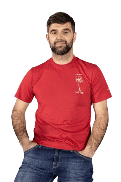 Doumos Muška majica, Crvena
