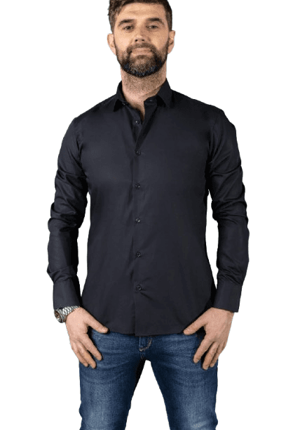 Doumos Muška košulja, Crna