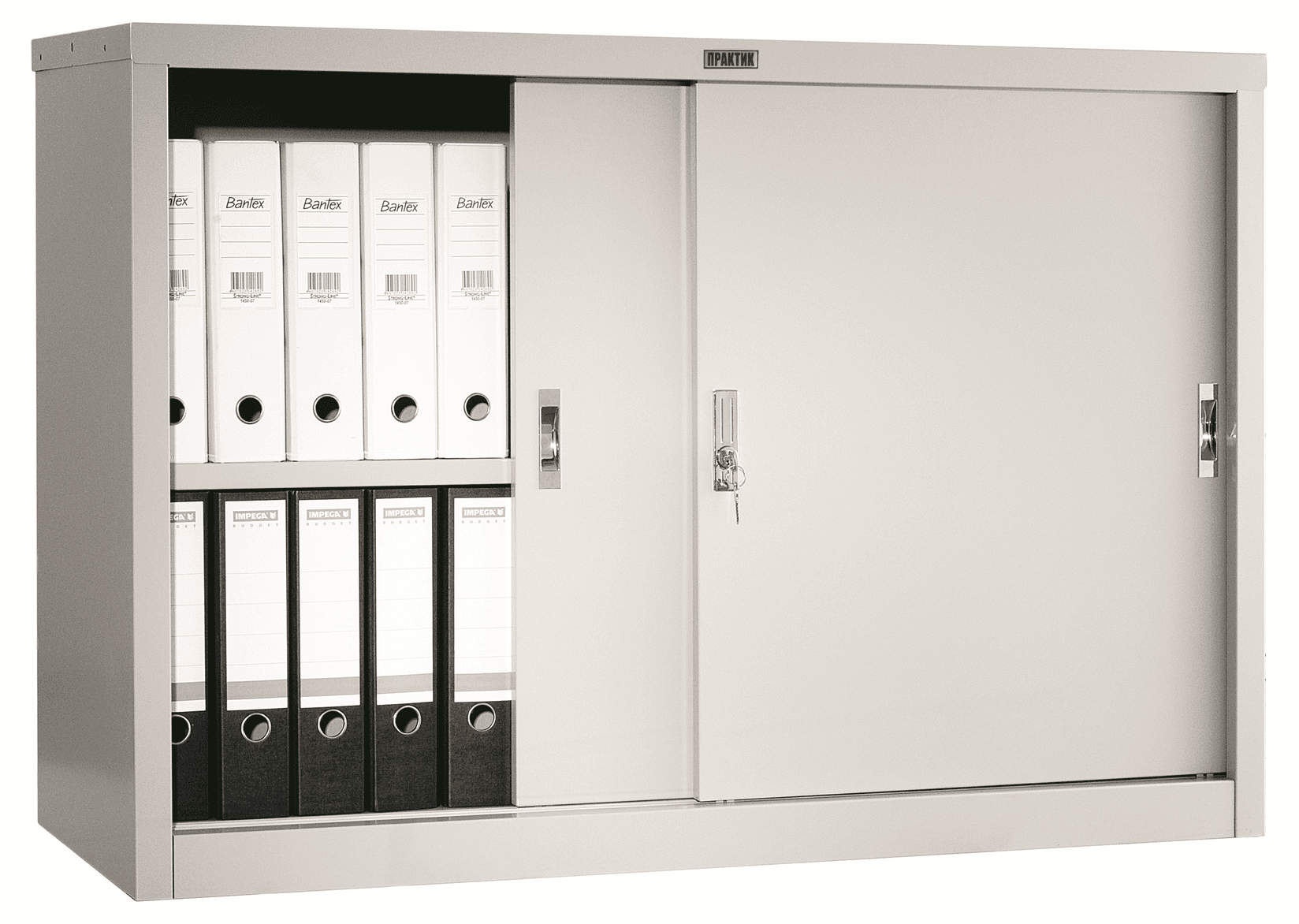 Valberg Arhivski ormar AMT 0812, 84x122x46 cm, Svetlosivi