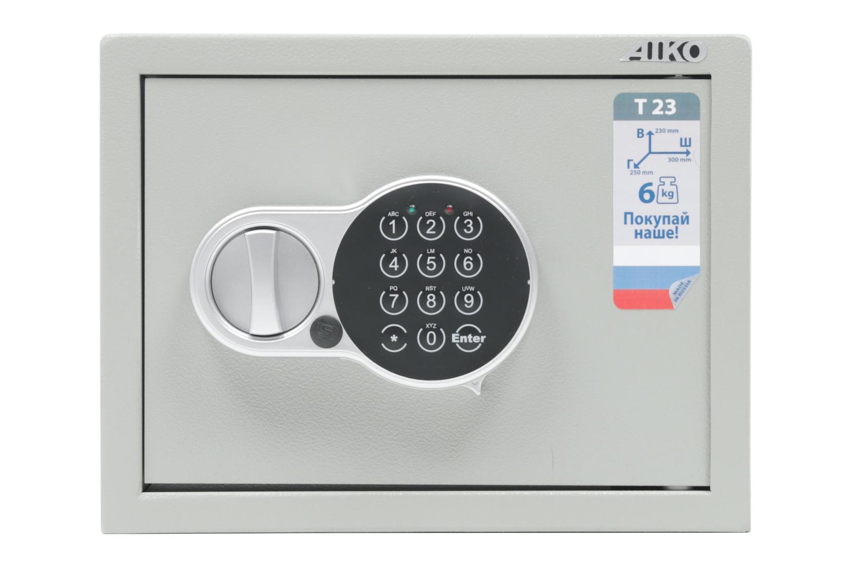 Valberg Sef T 23 EL, 20x30x25 cm, Svetlosivi