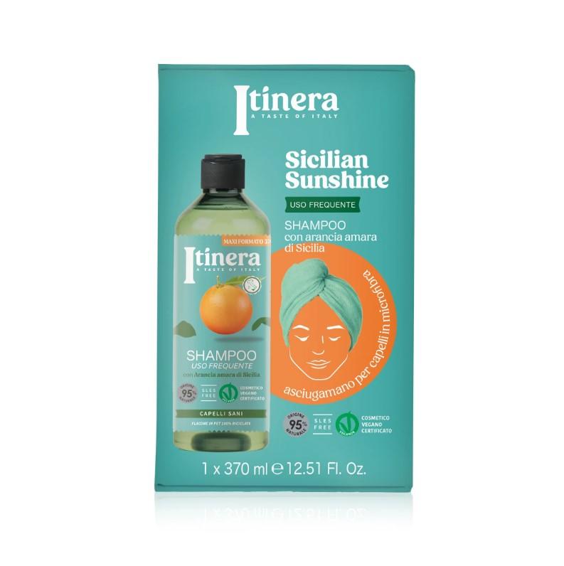 ITINERA Set Šampon i peškir Sicilijansko sunce, 370ml