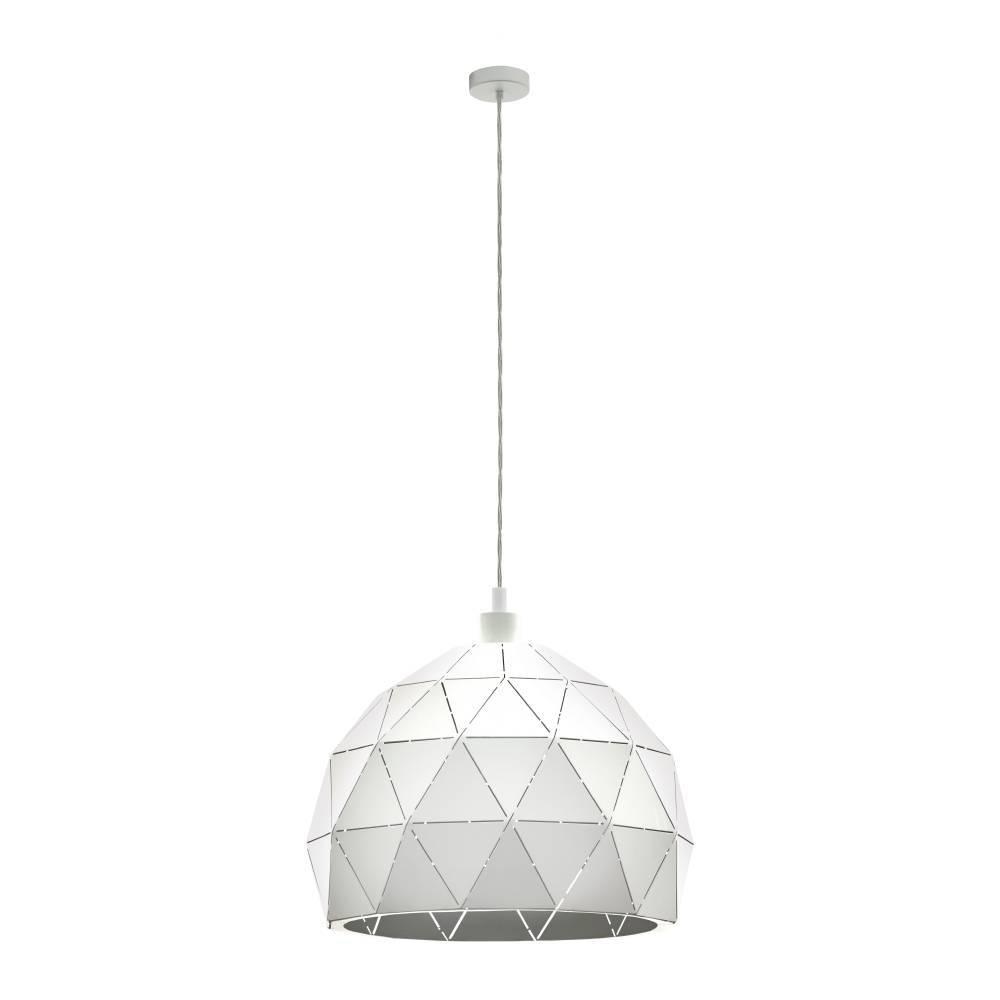 EGLO Roccaforte Visilica, E27, 1x60W, IP20, Bela