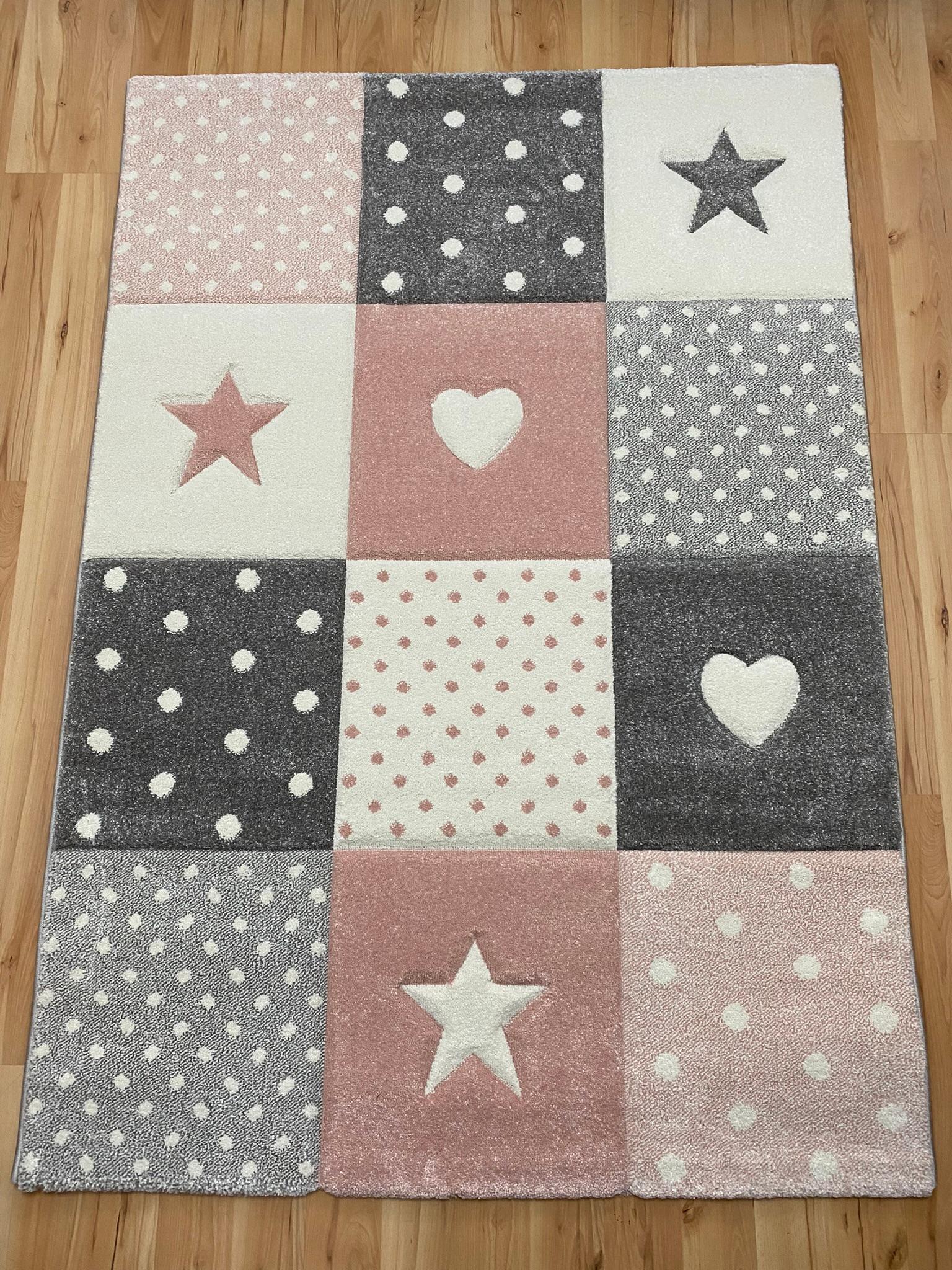 DIAMOND KIDS Tepih 20339-655 120x170 roze