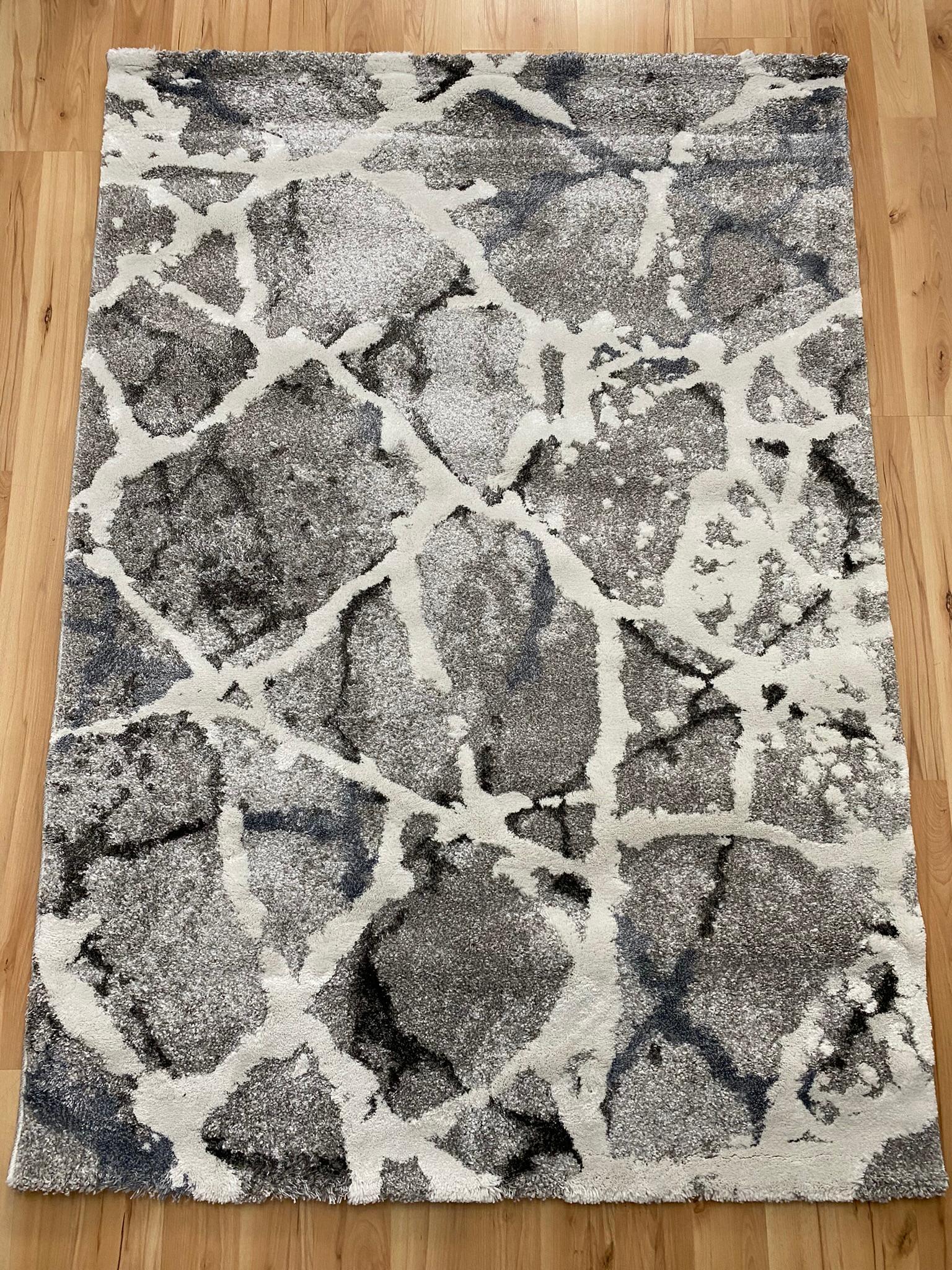 CENTURY Tepih 32809-930 200x290 sivi