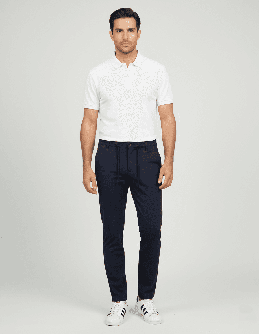 Elit Fashion Muške pantalone, Slim fit, Teget