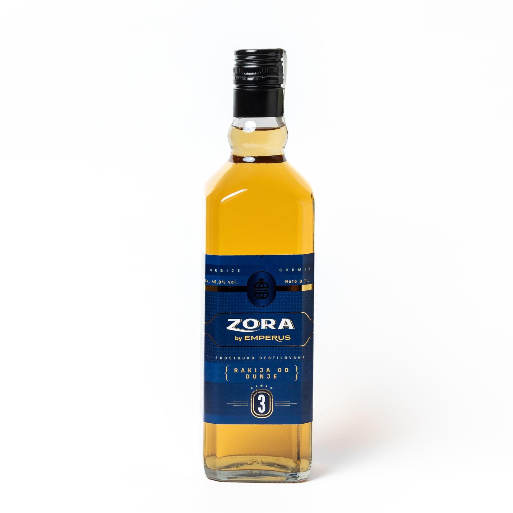 Emperus Rakija od dunje Zora barik 3, 0,7l